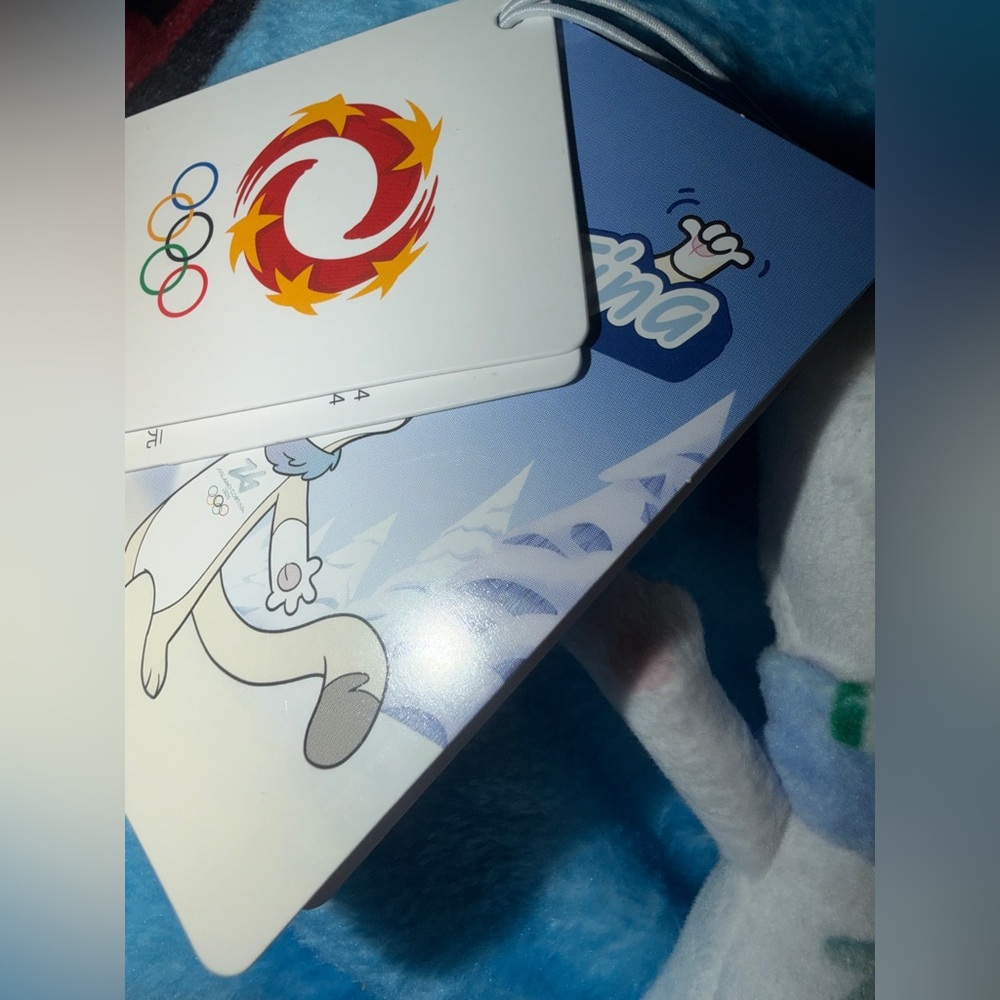 2026 Winter Olympics official mascot plush toy keychain bag pendant 5” - Picture 3 of 6